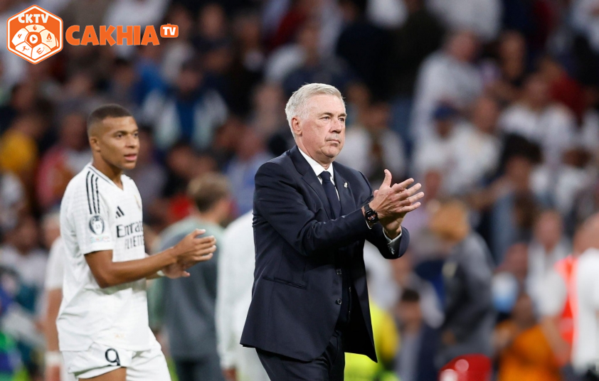 Ancelotti khẳng định Real Madrid sẽ không thay đổi dù thiếu vắng Mbappe. Ảnh: Getty Ancelotti khẳng định Real Madrid sẽ không thay đổi dù thiếu vắng Mbappe. Ảnh: Getty